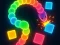 Leikur Snake Frenzy Color Clash á netinu