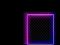 Leikur Neon square Rush á netinu