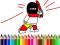 Leikur Back To School: Hero Coloring Book á netinu