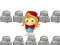 Leikur Little Red Riding Hood - Cookie Feast: á netinu