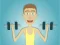 Leikur Muscle Clicker á netinu