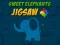 Leikur Sweet Elephants Jigsaw á netinu