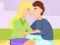 Leikur Romantic Secret Kiss á netinu