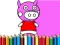 Leikur Back To School Coloring Book Pig á netinu