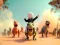Leikur Stickman: Dinosaur arena á netinu