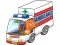 Leikur Cartoon Ambulance Puzzle á netinu