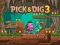 Leikur Pick & Dig 3 á netinu