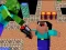 Leikur Space Adventure: Noobiks Battle vs Zombies á netinu