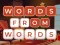 Leikur Words from Words á netinu