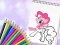 Leikur Cute Pony Coloring Book á netinu