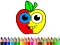 Leikur Back To School: Apple Coloring Book á netinu