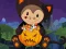 Leikur Halloween Monkey Jumper á netinu
