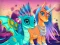 Leikur Cute Unicorns And Dragons Puzzle á netinu