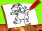 Leikur Easy Kids Coloring Dinosaur á netinu