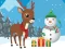 Leikur Christmas Deer Jigsaw á netinu