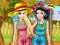 Leikur Princesses Working In the Garden á netinu