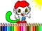 Leikur Back To School: Monkey Coloring á netinu
