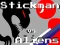 Leikur Stickman vs Aliens á netinu