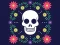 Leikur Colorful Skull Jigsaw á netinu