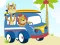 Leikur Cute animals with cars difference á netinu
