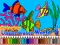 Leikur Coloring Underwater World 4 á netinu