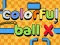 Leikur Colorful ball X á netinu
