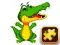 Leikur Aligator Puzzle á netinu