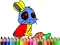 Leikur Back To School: Rabbit Coloring Book á netinu