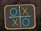 Leikur Tic Tac Toe blackboard á netinu