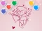 Leikur Bubble Shooter Valentine á netinu