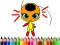 Leikur Back To School: Dotted Girl Coloring á netinu