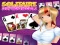 Leikur Solitaire Manga Girls á netinu