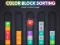 Leikur Color Block Sorting á netinu