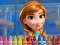 Leikur Anna Frozen Coloring á netinu
