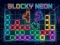 Leikur Blocky Neon á netinu
