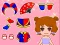 Leikur Lovely Doll Dress Up Game á netinu