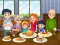 Leikur Family Dinner Jigsaw á netinu