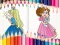 Leikur Beautiful Princess Coloring Book á netinu