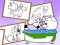 Leikur Cartoon Coloring for Kids Animals á netinu
