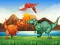 Leikur Colorful Dinosaurs Match 3 á netinu