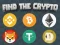 Leikur Find The Crypto á netinu
