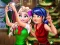 Leikur Ladybug And Elsa Xmas Selfie á netinu