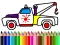 Leikur Back To School: Trucks Coloring á netinu