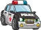 Leikur Cartoon Police Cars Puzzle á netinu