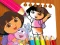 Leikur Dora the Explorer the Coloring Book á netinu