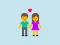 Leikur Love match Compatibility test á netinu
