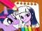 Leikur Equestria Girls Coloring Book á netinu