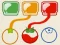 Leikur Pick Color Paint Fruits á netinu