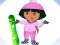 Leikur Dora Ski Winter Dressup á netinu