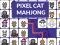 Leikur Pixel cat mahjong á netinu